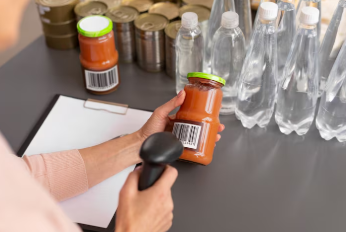 Etiquetas para productos de consumo con código de barras